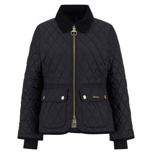 Barbour Fitted Beadnell Quilted Jacket | Black