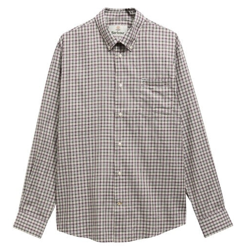 Barbour William Regular Fit Checked Shirt | Olive