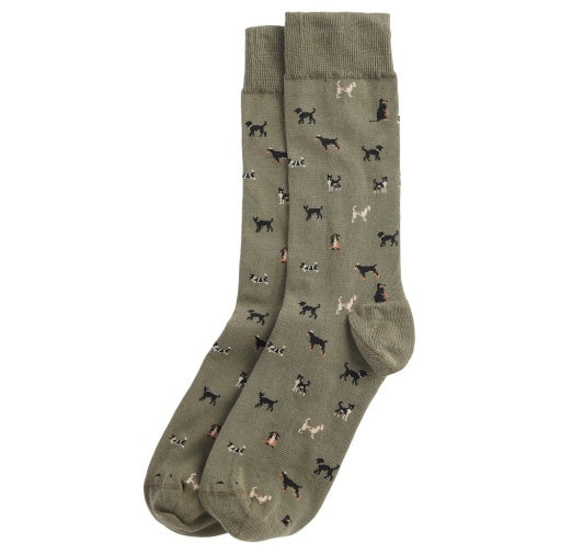 Barbour Mavin Socks | Olive Dog