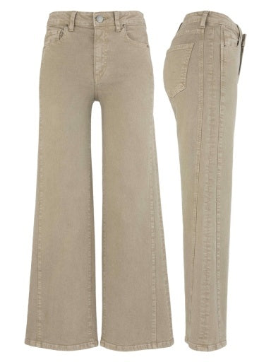 KUT FROM THE KLOTH Meg High Rise Wide Leg Side Panel