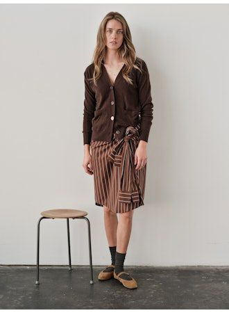 Cissa The Shirt Skirt | Banbury Stripe