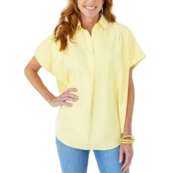 Caryn Lawn Kelly Top Yellow