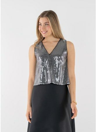 Emily McCarthy Ziggy Top - Black Tie