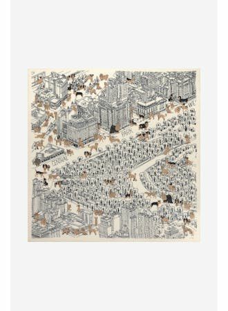 Inoui Editions Scarf | Central Park White