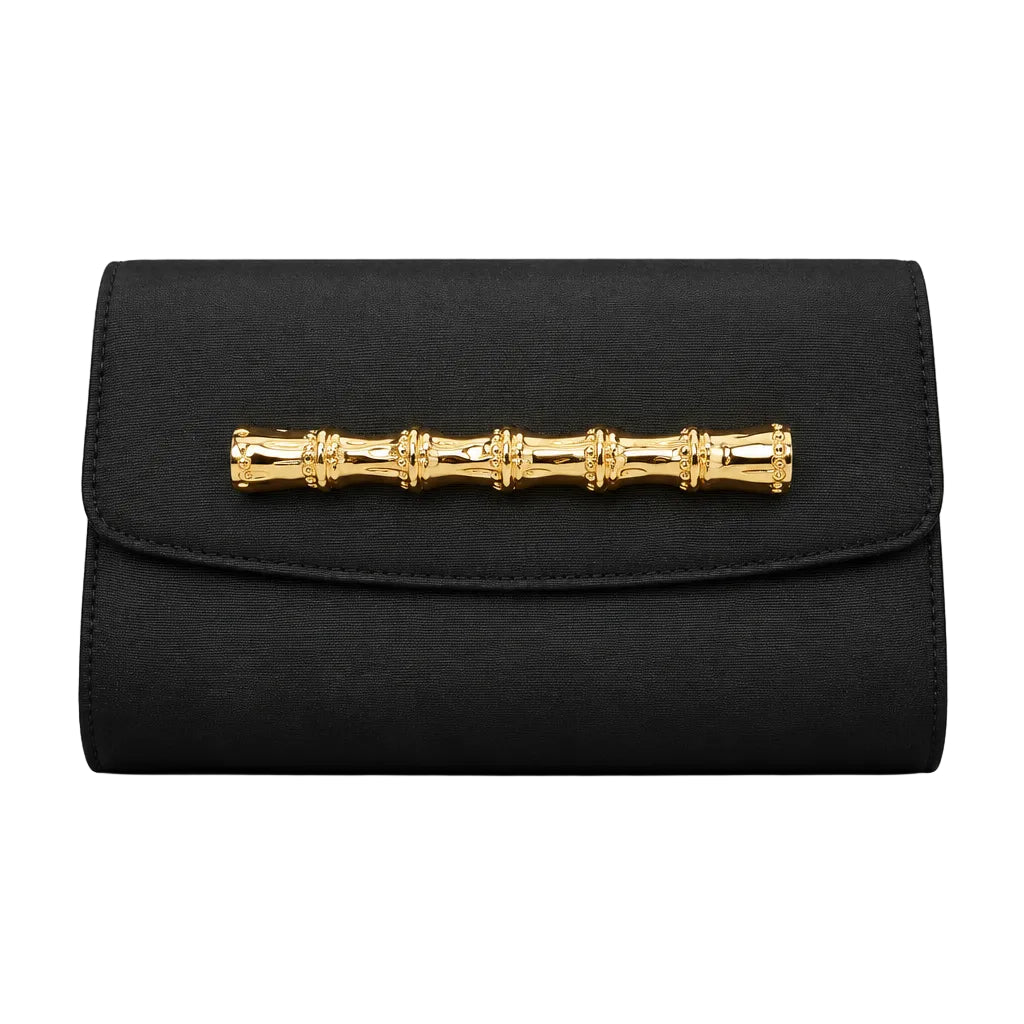 Molly Faille Clutch with Bamboo Bar