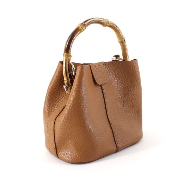 Bamboo Top Handle Crossbody Bag | Multiple Colors