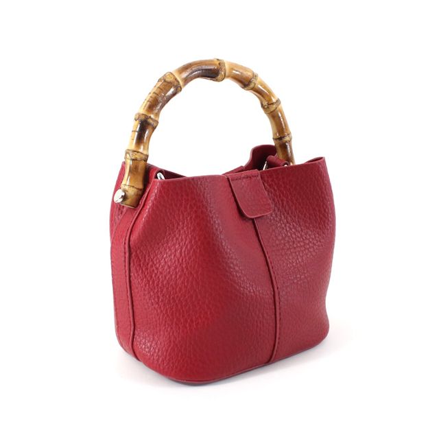 Bamboo Top Handle Crossbody Bag | Multiple Colors