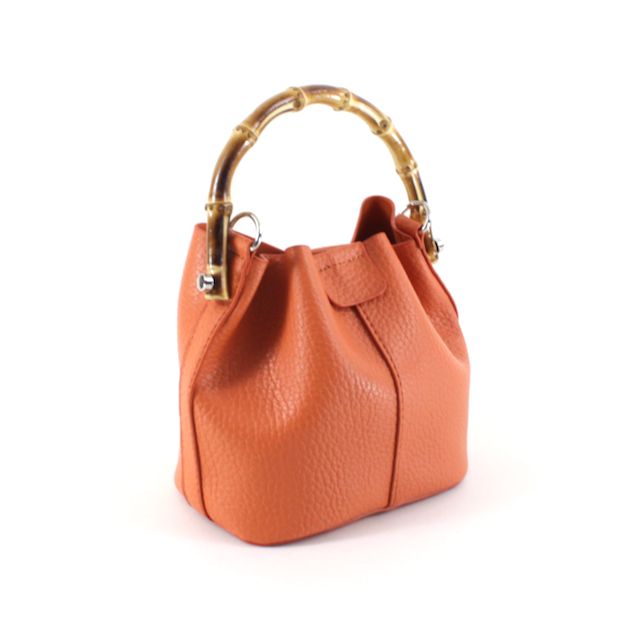 Bamboo Top Handle Crossbody Bag | Multiple Colors