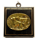 Museum Bees Wooden Frame With Sporting Dogs (3.25" Wide)