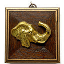 Museum Bees Wooden Frame With Elephant (3.75" Wide)