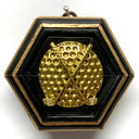 Museum Bees Painted Frame With Golf Ball And Clubs (3" Wide)