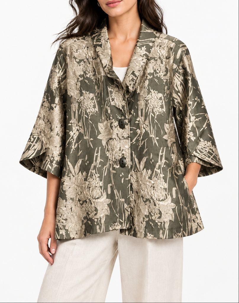 Textured Swing Jacket