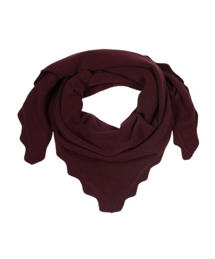 Scallop Knit Triangle | Winetasting