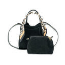Gianna Suede Bag | Black