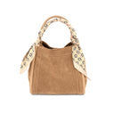 Gianna Suede Bag | Tan