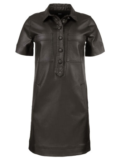 KUT FROM THE KLOTH Tatiana Dress with Placket and Pocket Welts
