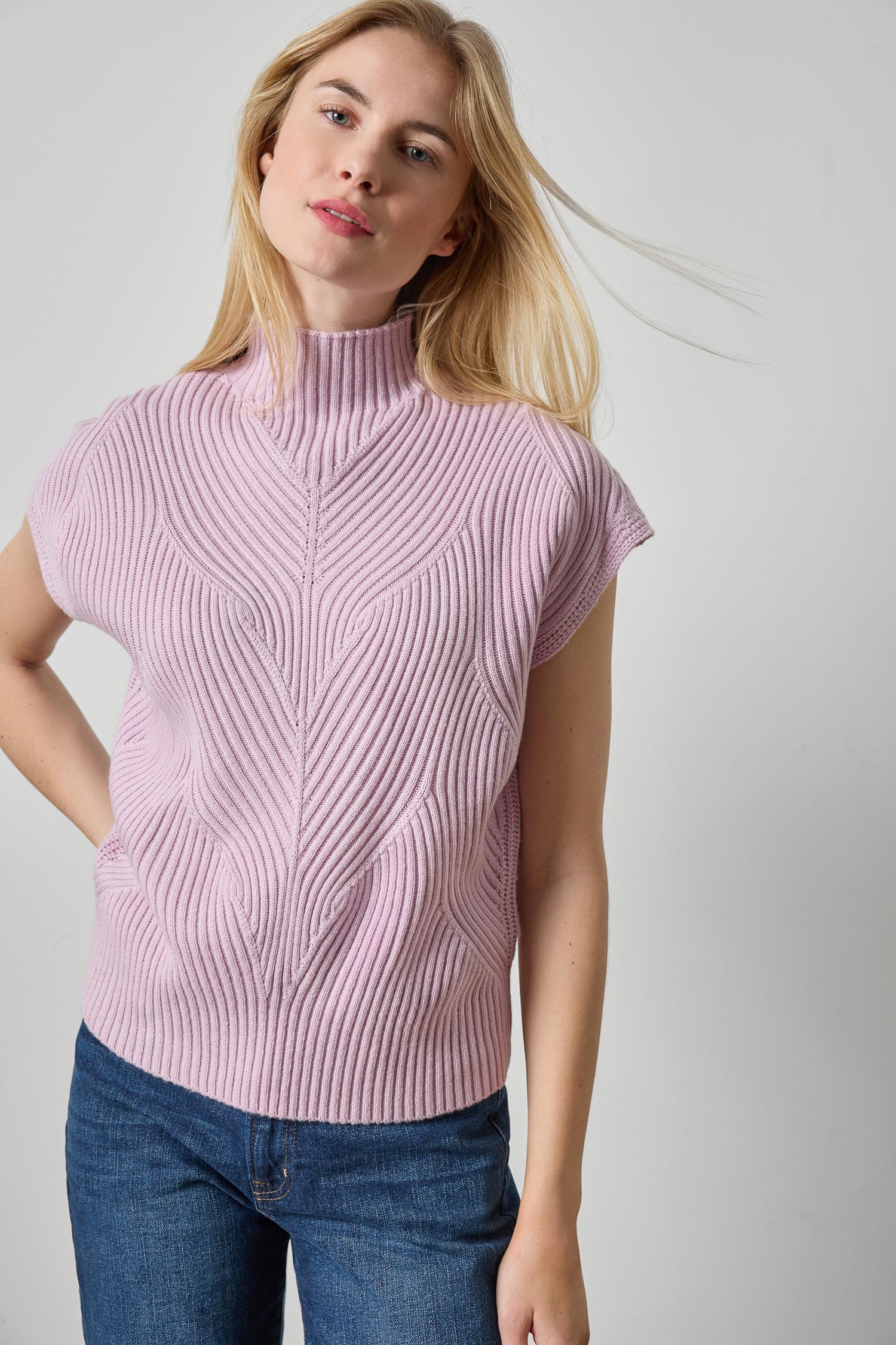 Lilla P  Cable Wedge Sweater | Sugarplum