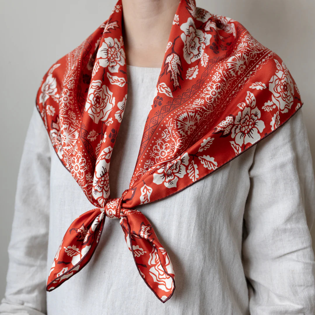 LAST CHANCE Scarf -  Red Rosey