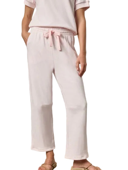 Lilla P Side Panel Terry Pant - Rosewater