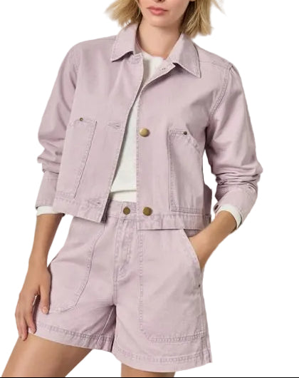 Lilla P Twill Utility Jacket - Thistle