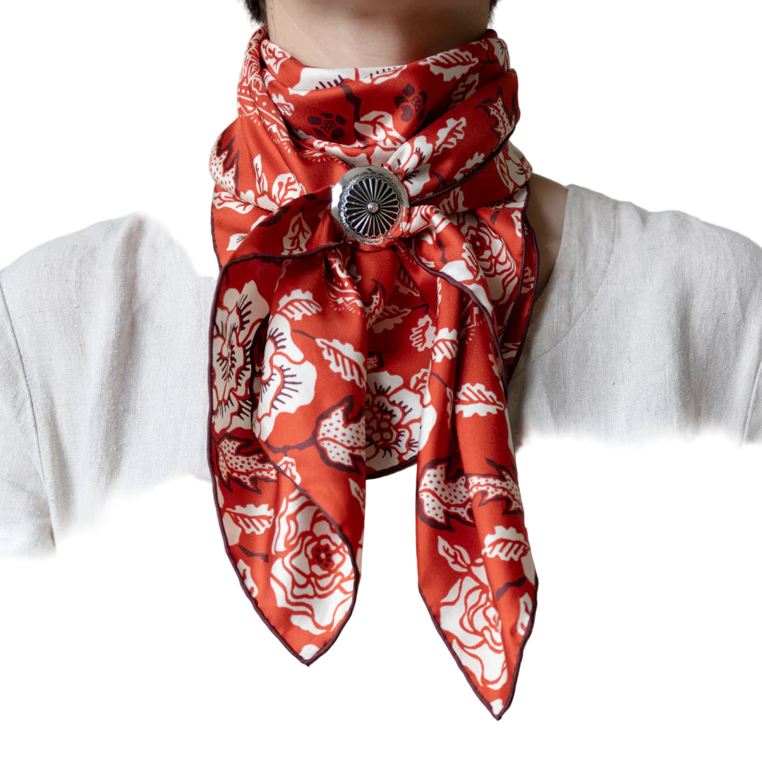 LAST CHANCE Scarf -  Red Rosey