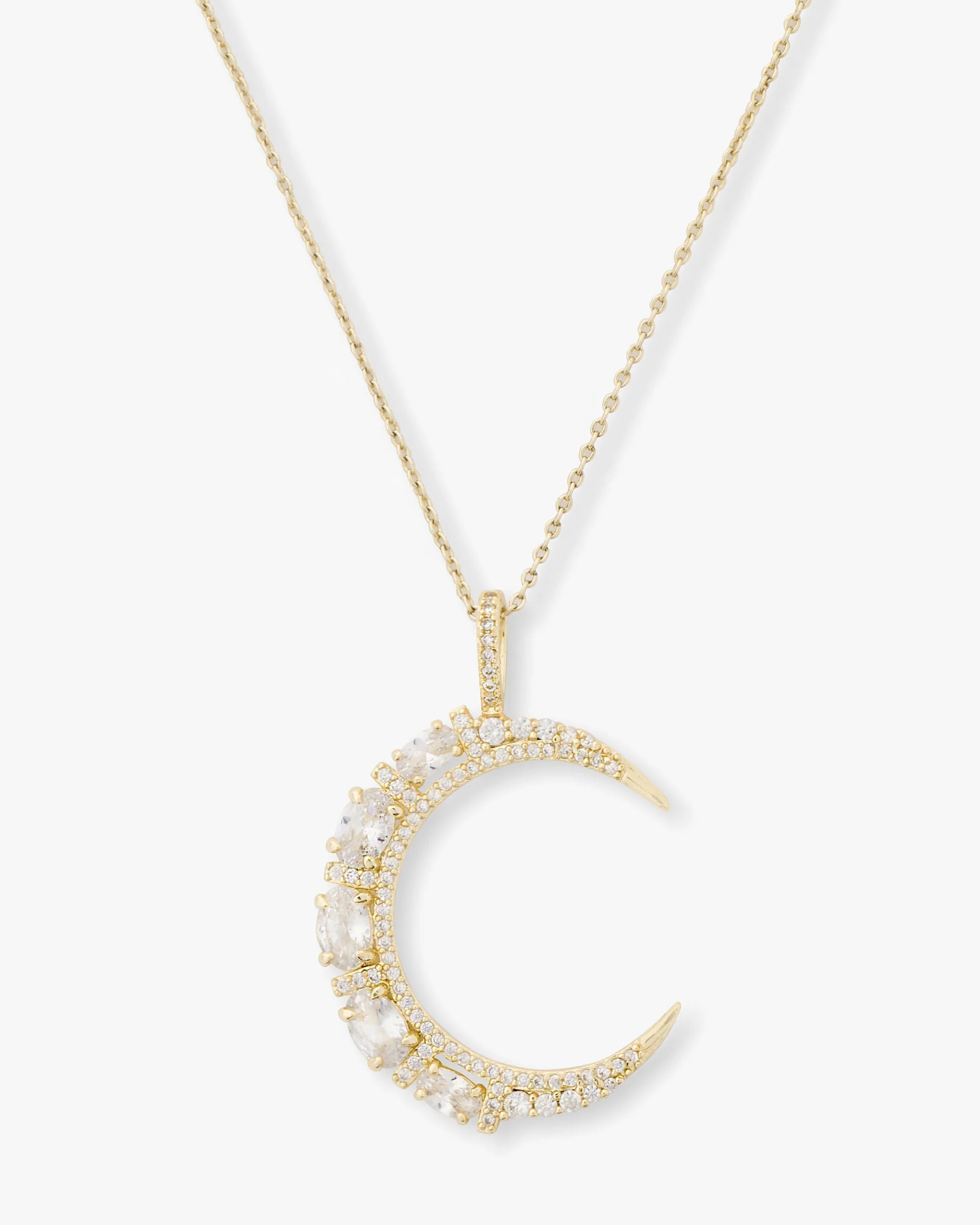 Melinda Maria She's an Icon Moon Necklace
