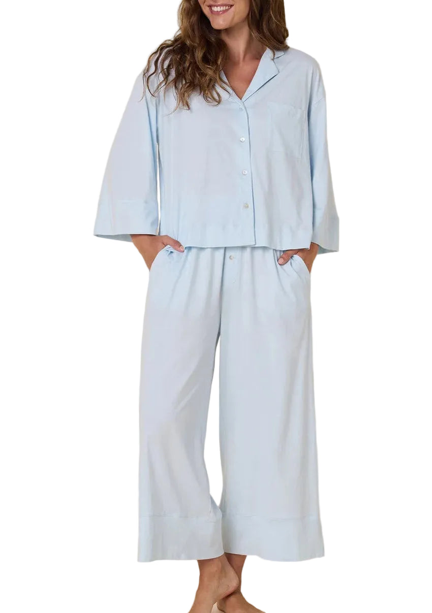 Cat's Pajamas Mariposa PJ Set - Blue