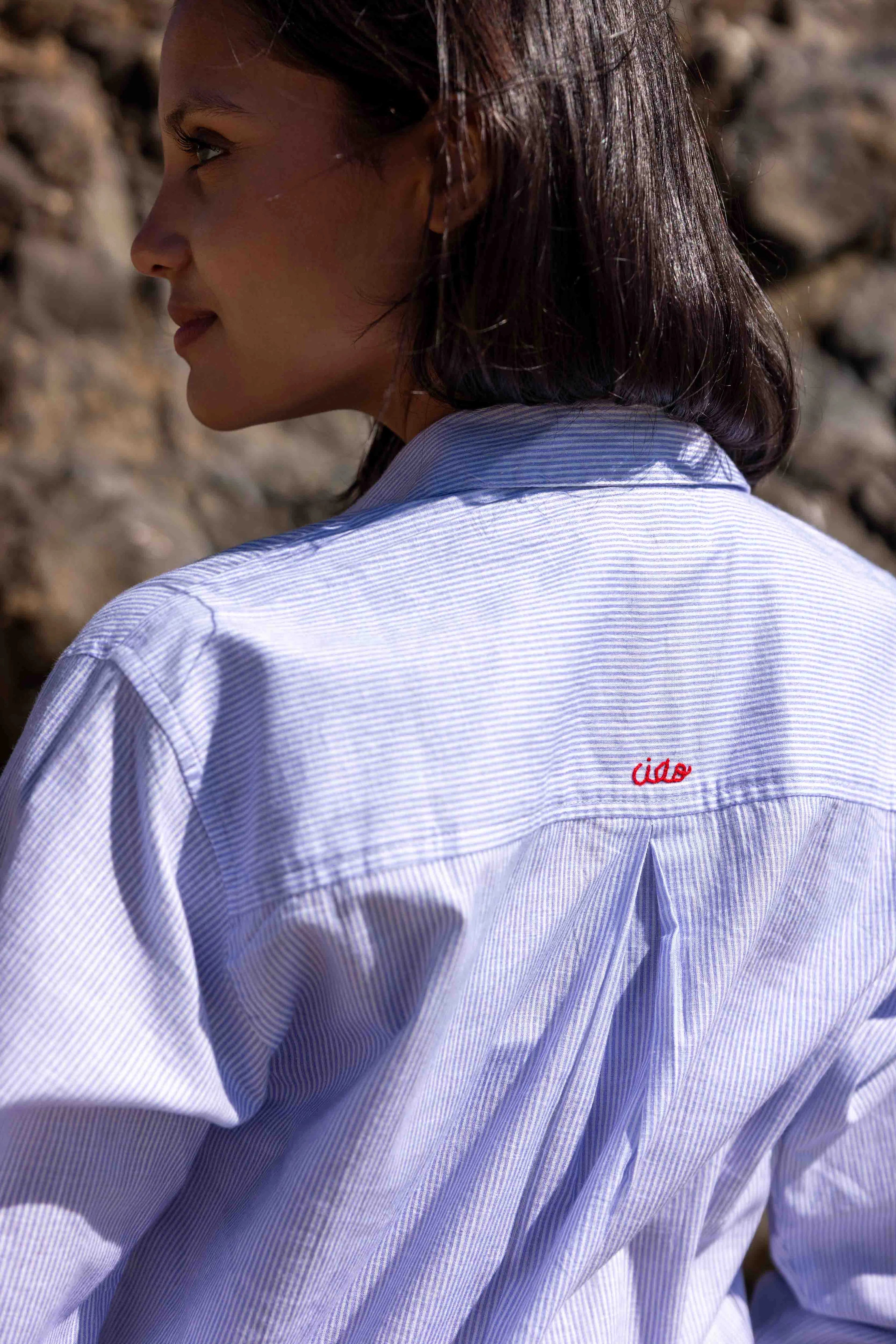 Sitano Lido Midi Shirt Dress - Ciao - Lt Blue