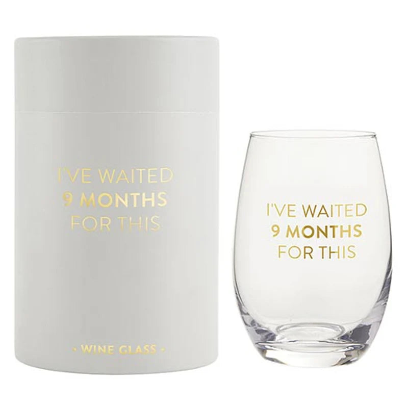 Stemless Wine Glass - 9th Month