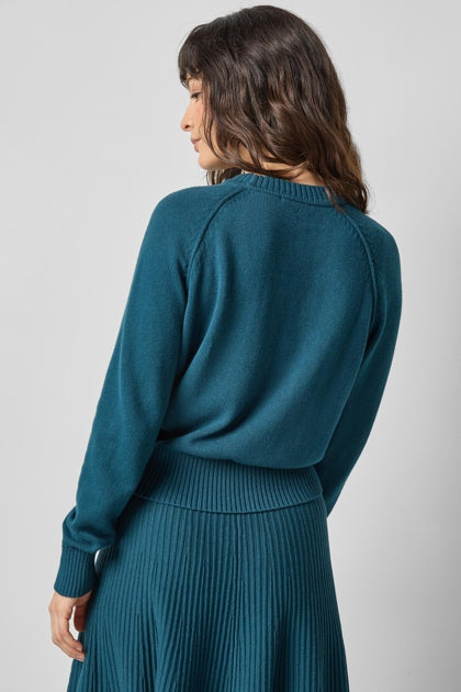 Lilla P Raglan Sleeve Pullover - Deep Sea