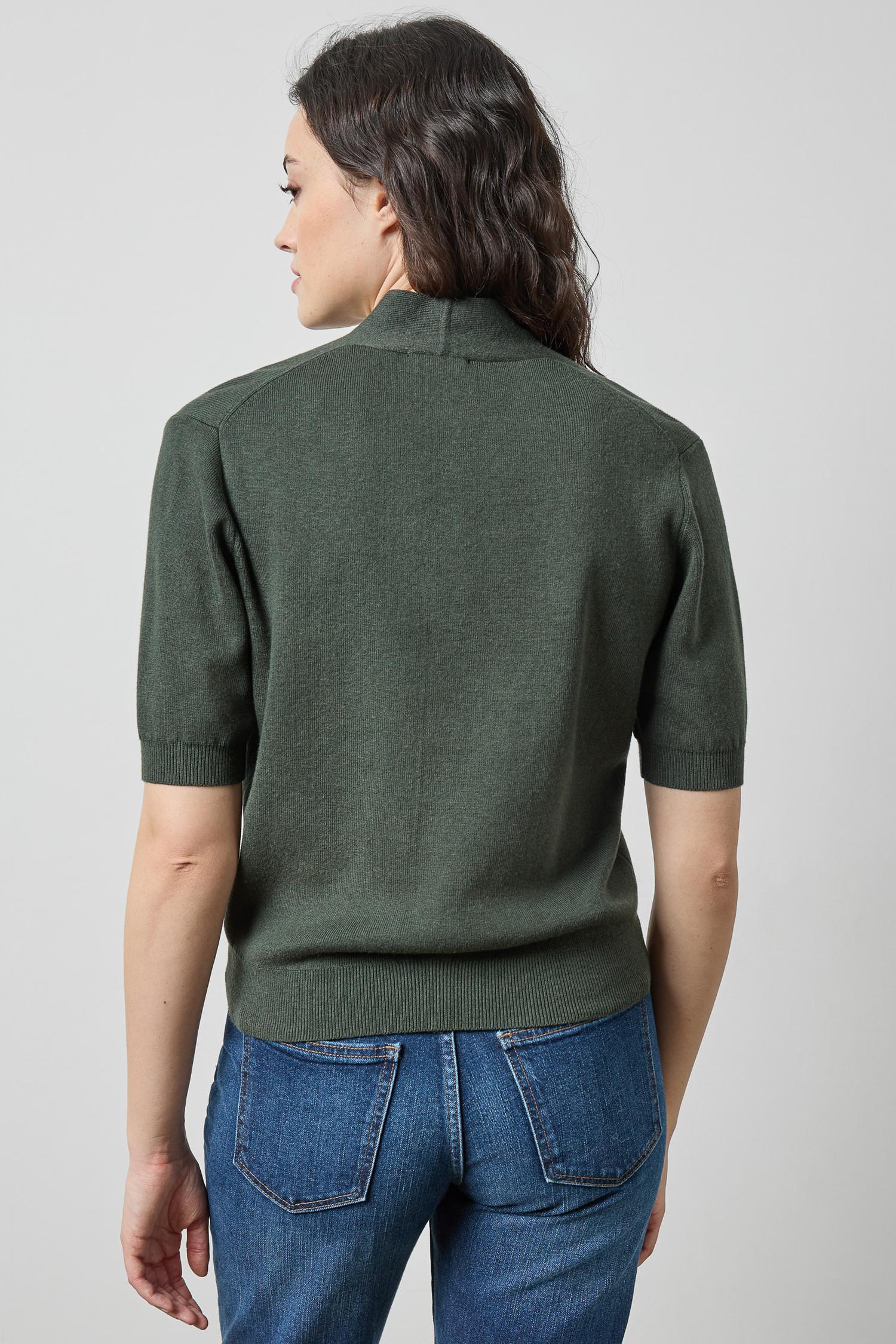 Lilla P V-Neck Elbow Sleeve Sweater | Balsam and Dewberry