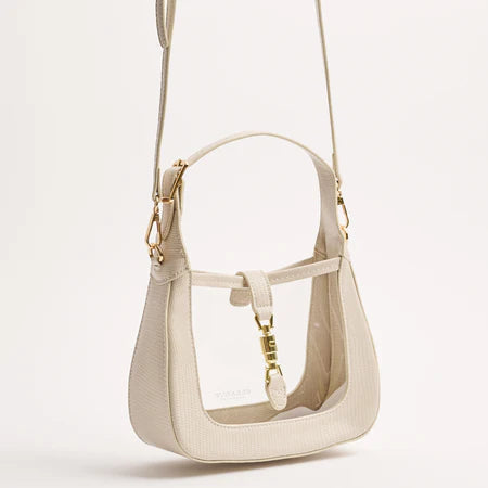 The Paige Bag - Saddle and Ivory