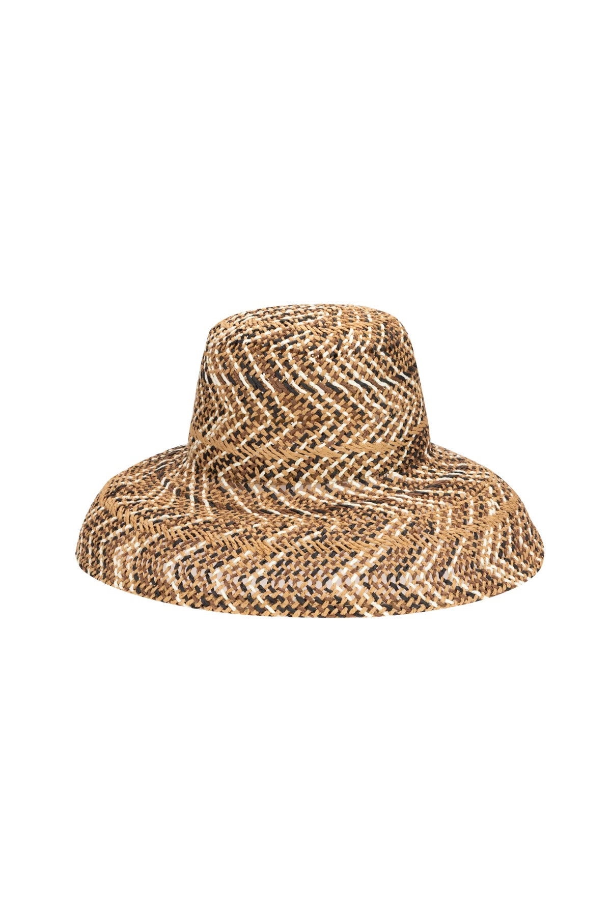 Briza Hat Multi Paper Straw Open Weave