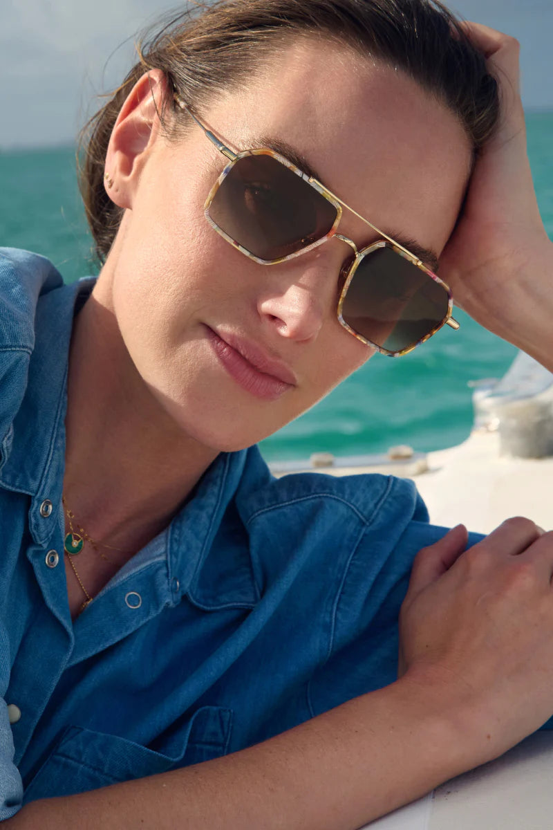 Krewe Emery 12K + Glace Sunglasses