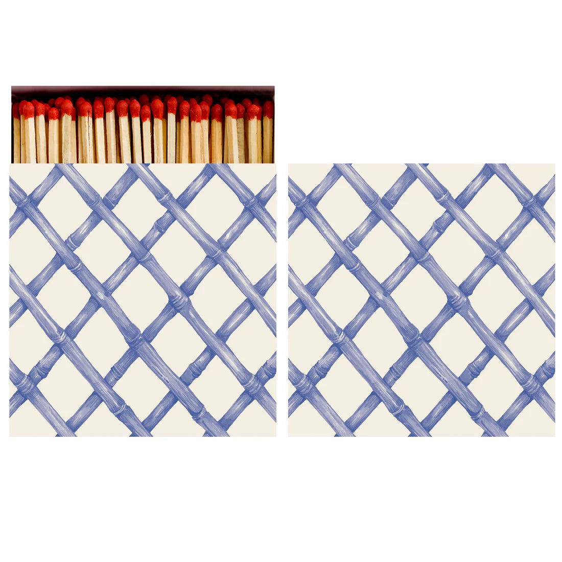 Blue Lattice Matches - Box of 60