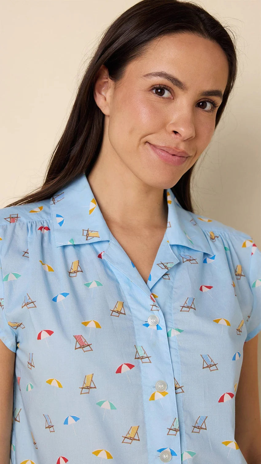 Cat's Pajamas Positano Luxe Pima Capri Pajama Set