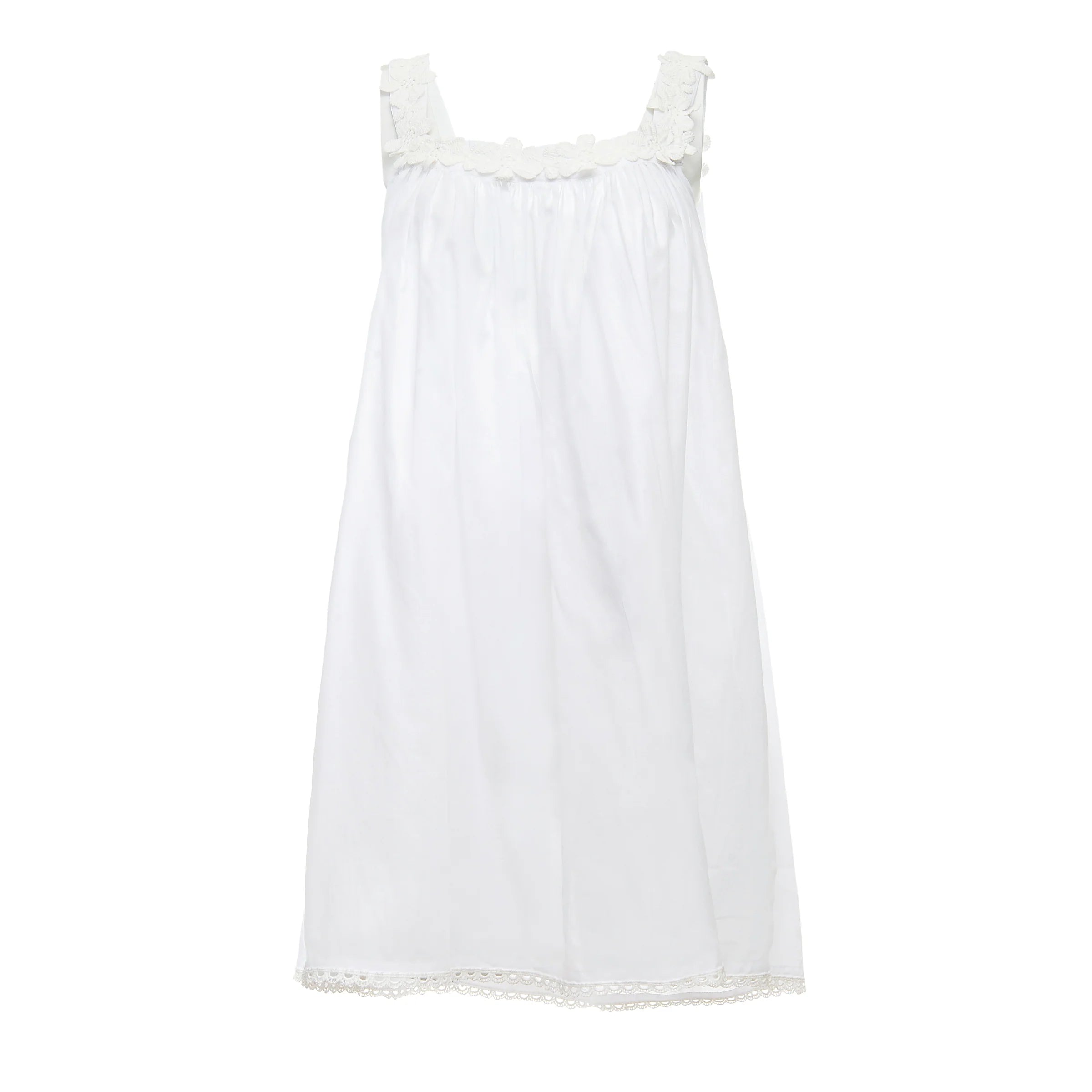 Lenora Julia Cotton Tank - White