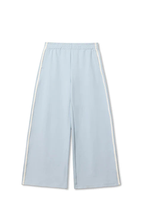 perfectwhitetee travel wide leg pants - mikos - powder blue
