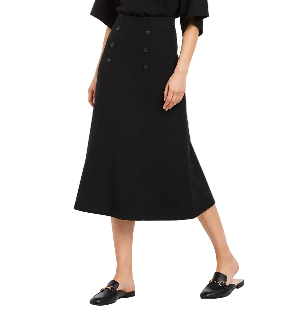Patty Kim Babette Knit Skirt | Camel and Black