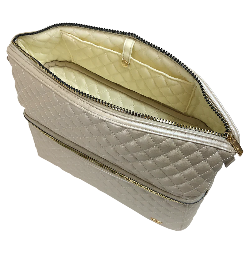 PurseN Stylist Travel Bag - Pearl Quilted