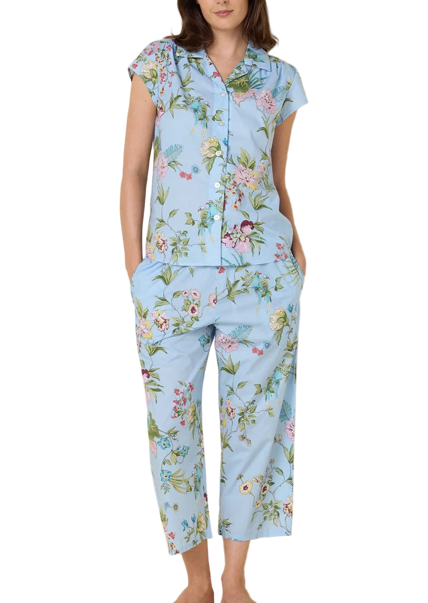 Cat's Pajamas Perch and Bloom Pima Capri Set