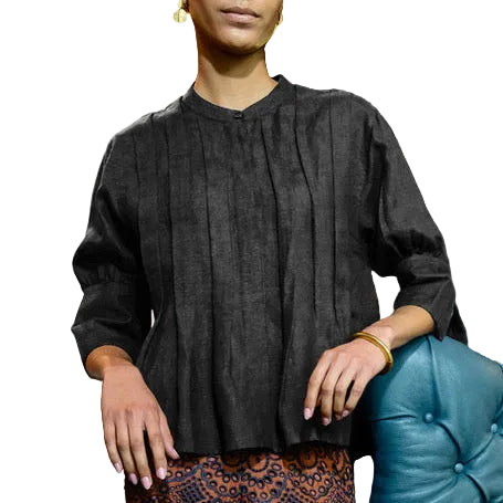 Bardot Piper Top - Black