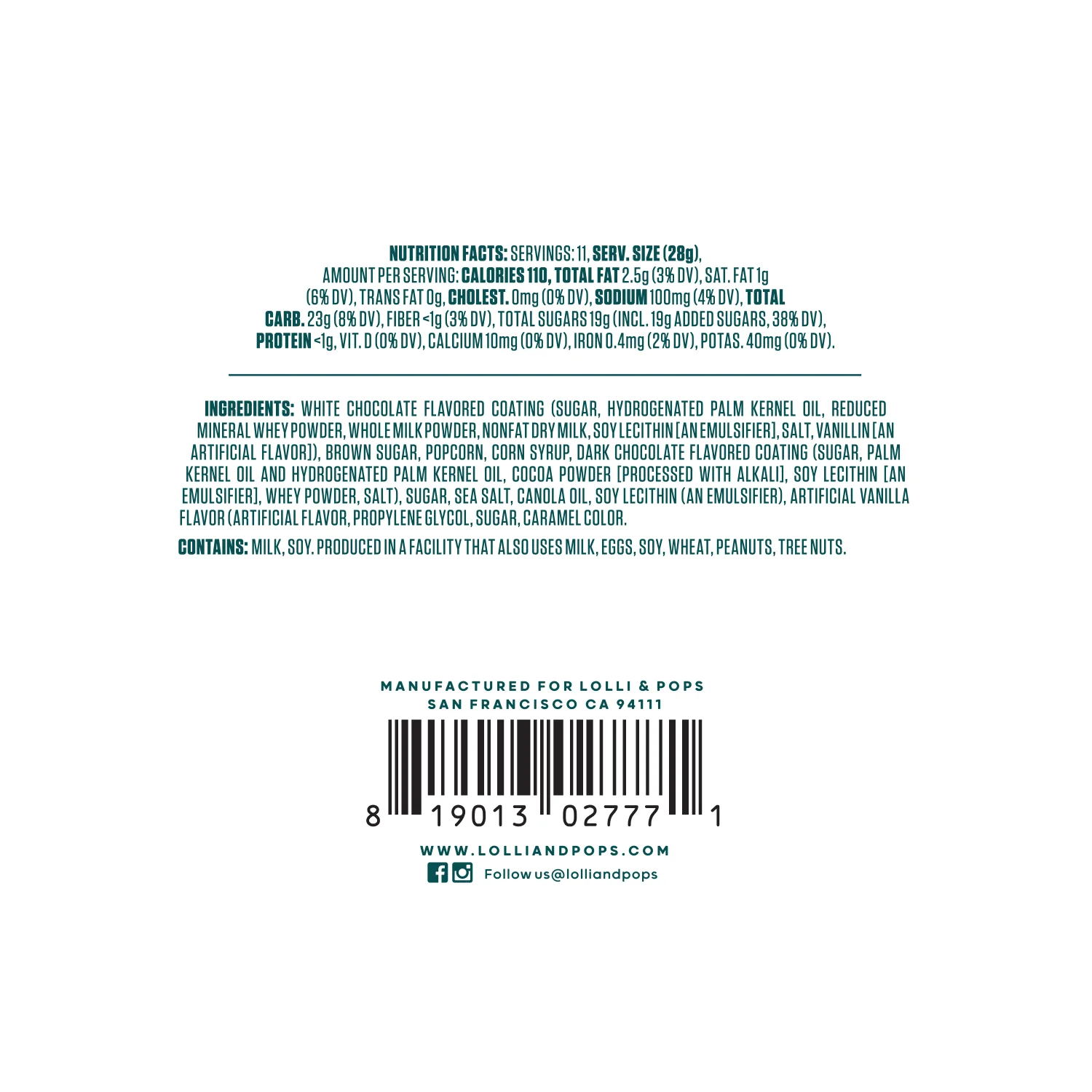 Chocolate Sea Salt Caramel Corn