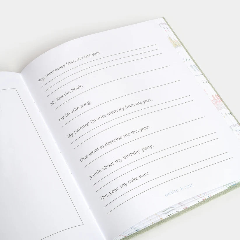 Petite Keep Birthday Memories Book