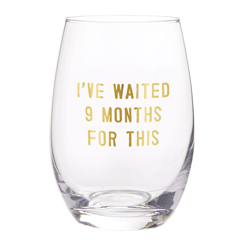 Stemless Wine Glass - 9th Month