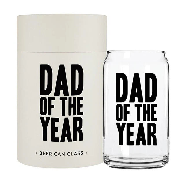 Beer Can Glass - Dad of the Year