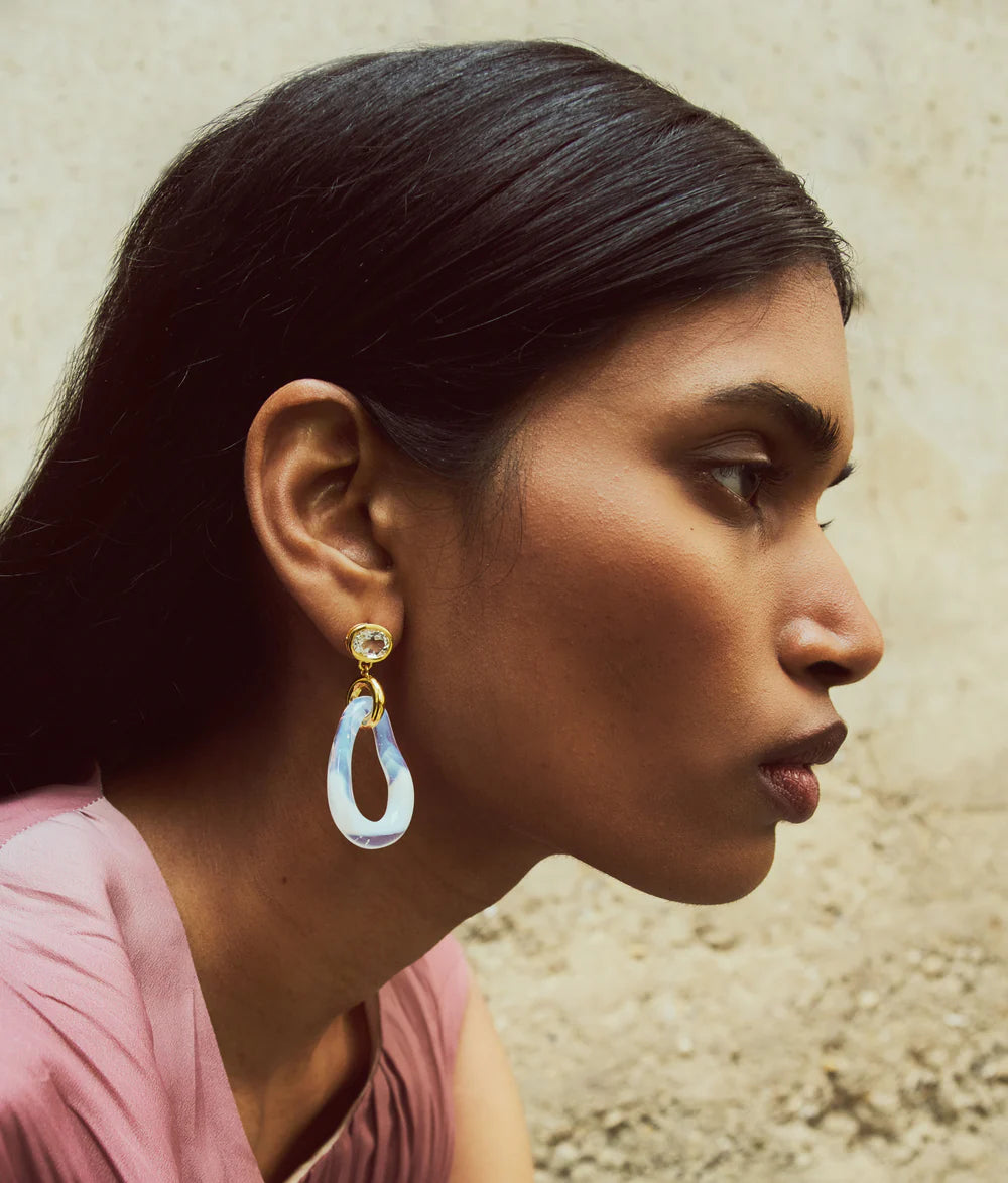 Lizzie Fortunato Galina Earrings in Opalescent