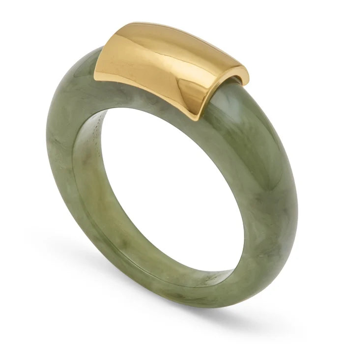 Jade Resin Ring