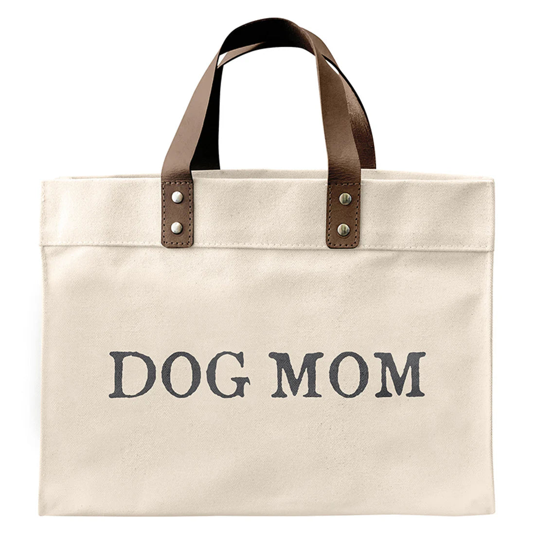 Mini Canvas Tote - Dog Mom