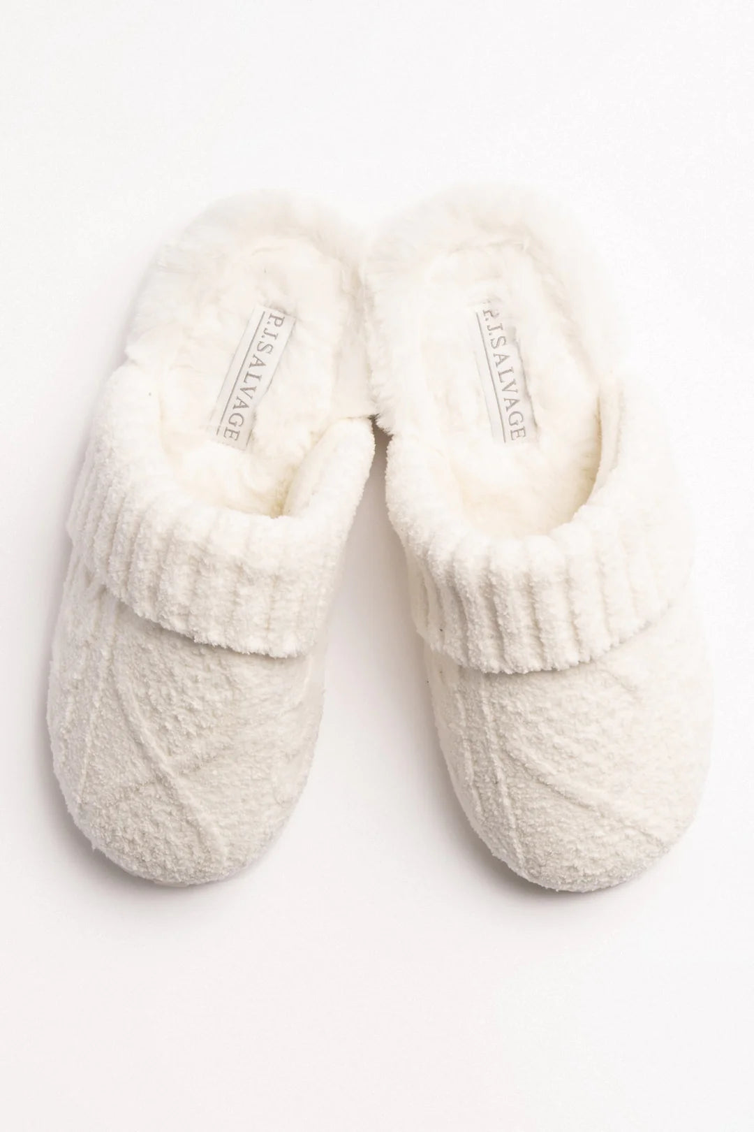 P.J. Salvage Cable Knit Slippers